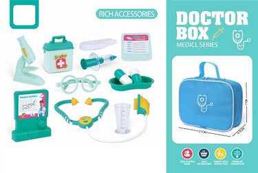 13Pcs Pretend Play Doctor Set With Storage Bag